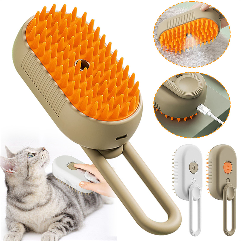 Dear Bark Steam Grooming Brush — 3-in-1 Detangle, Massage & Clean