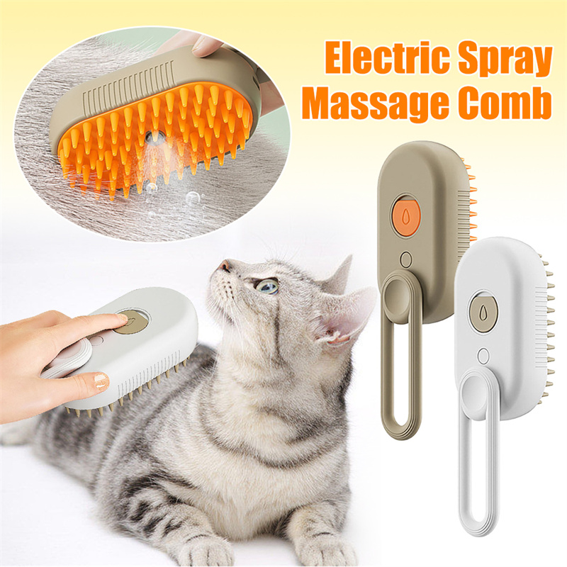 Dear Bark Steam Grooming Brush — 3-in-1 Detangle, Massage & Clean
