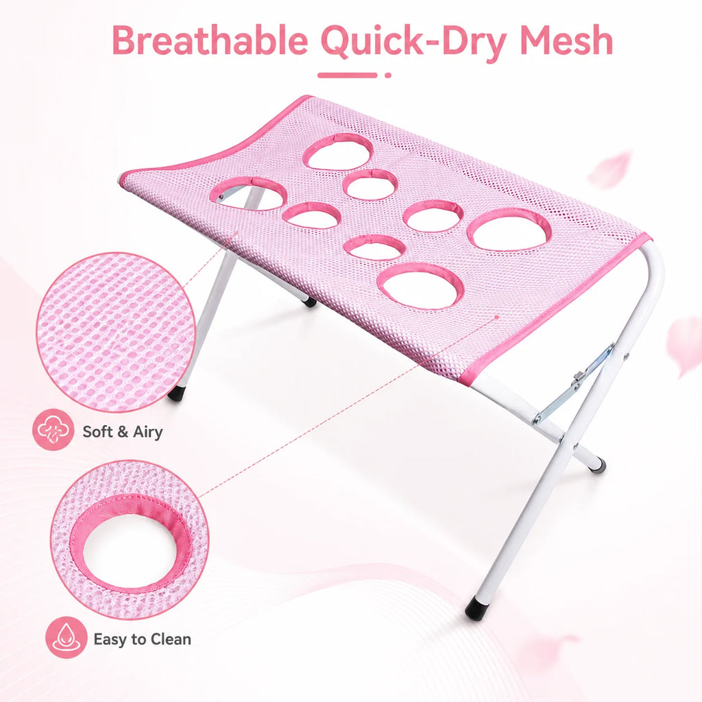 Pet grooming hammock stand size guide and dimensions for cats and small dogs