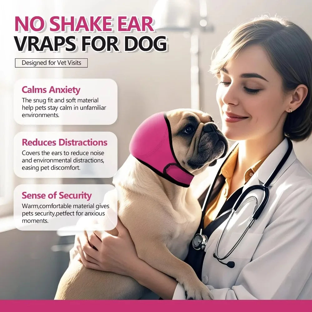 Hearing Protection Dog Calming Earmuff Shock Proof Waterproof Dog Soothing Headcover Noise Reduction Dog Earmuffs