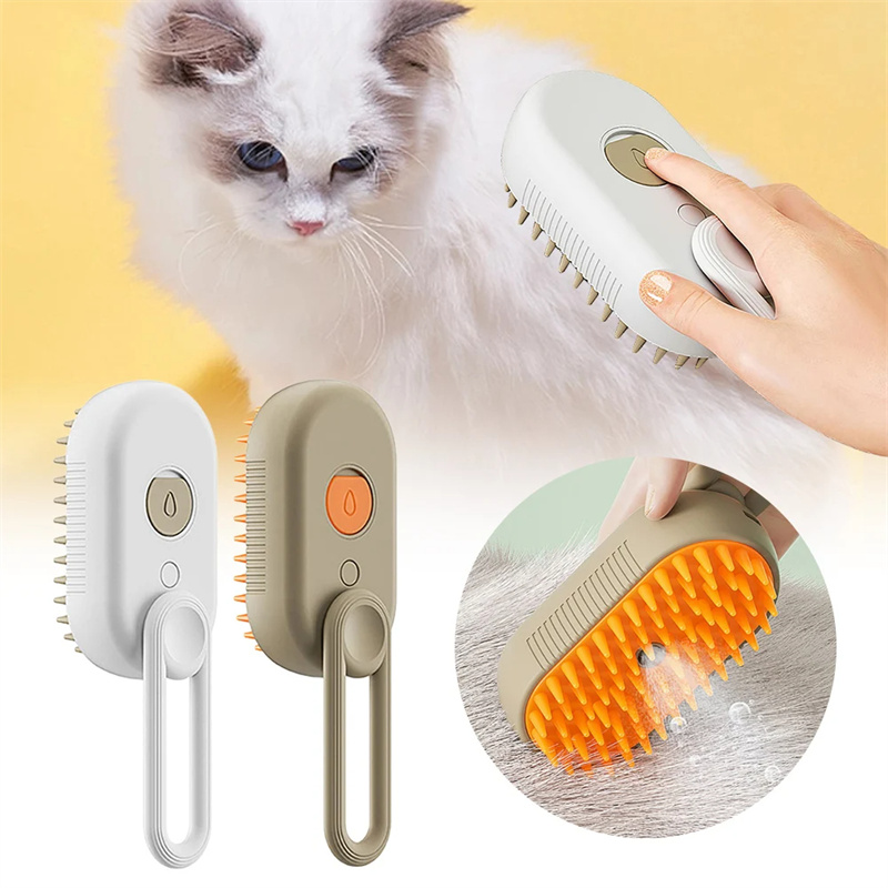 Dear Bark Steam Grooming Brush — 3-in-1 Detangle, Massage & Clean