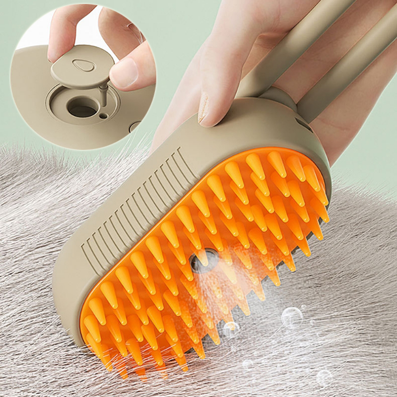 Dear Bark Steam Grooming Brush — 3-in-1 Detangle, Massage & Clean