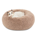 Bedsure Donut Calming Dog & Cat Bed — Ultra-Soft Faux Fur, Anti-Slip, Machine Washable