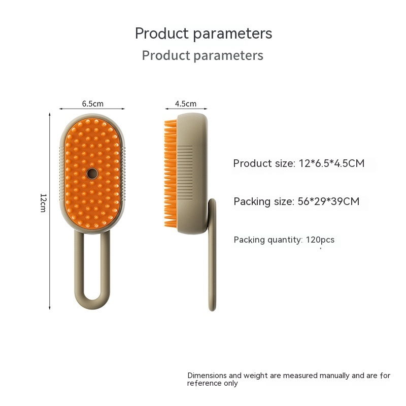Dear Bark Steam Grooming Brush — 3-in-1 Detangle, Massage & Clean
